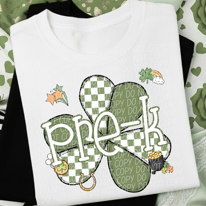 St Patricks Grades DTF Print