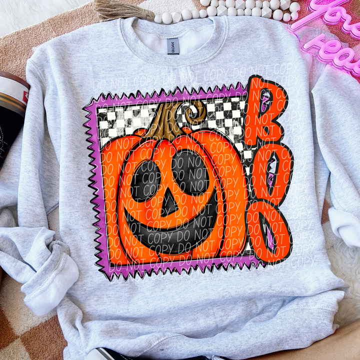 Pumpkin Stamp DTF Print