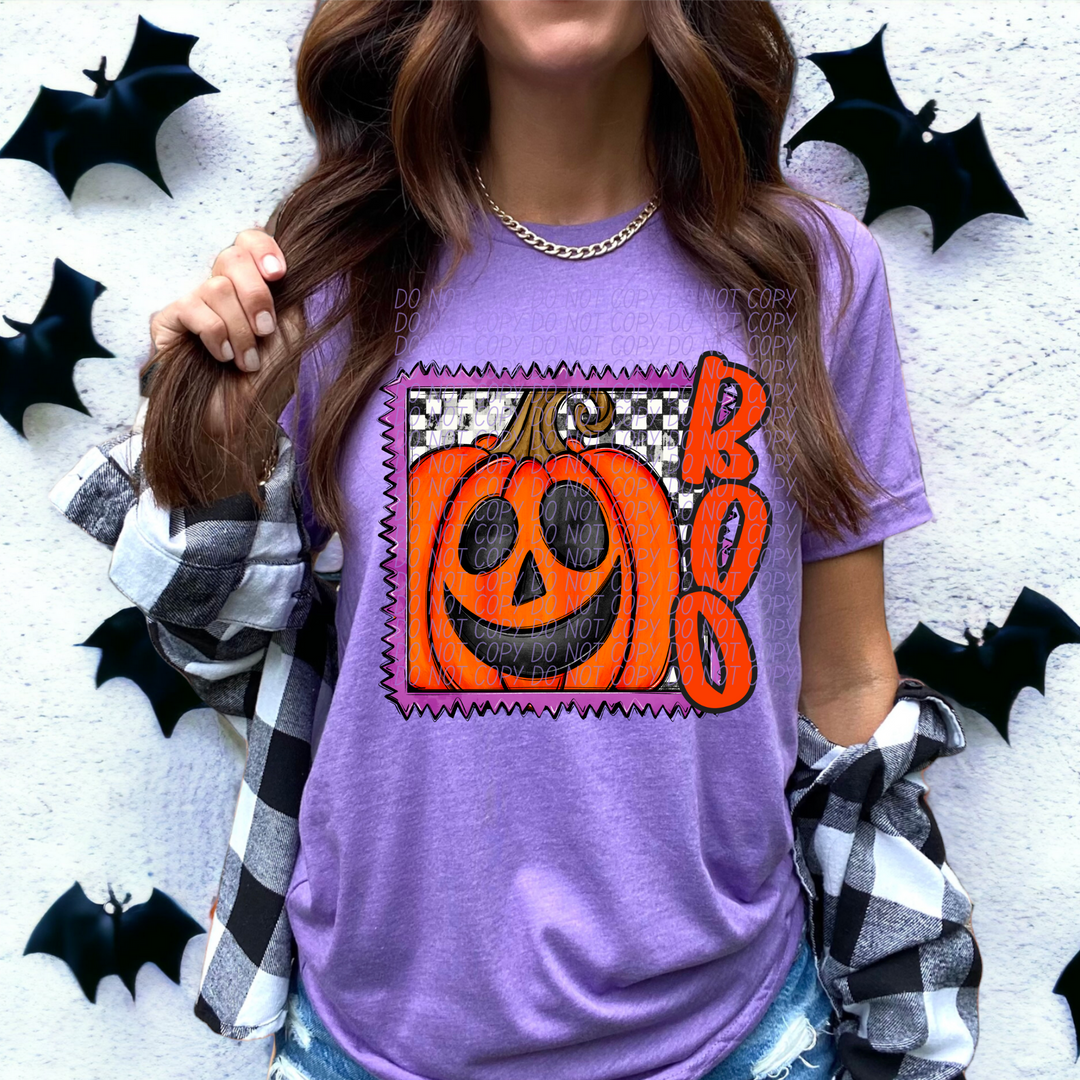 Pumpkin Stamp DTF Print