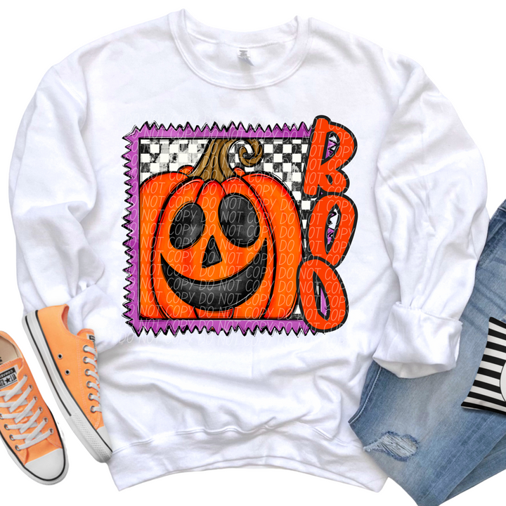 Pumpkin Stamp DTF Print