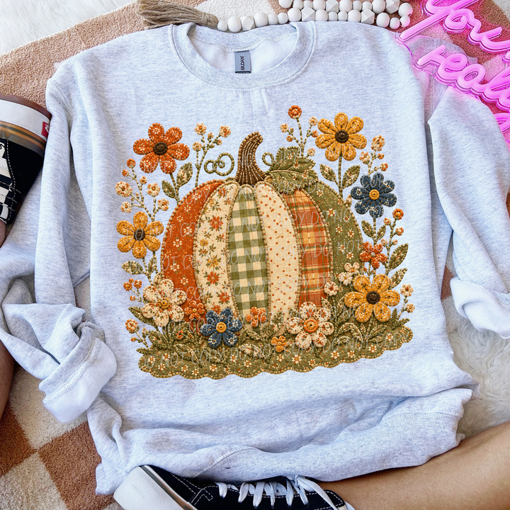 Fall Flowers DTF Print