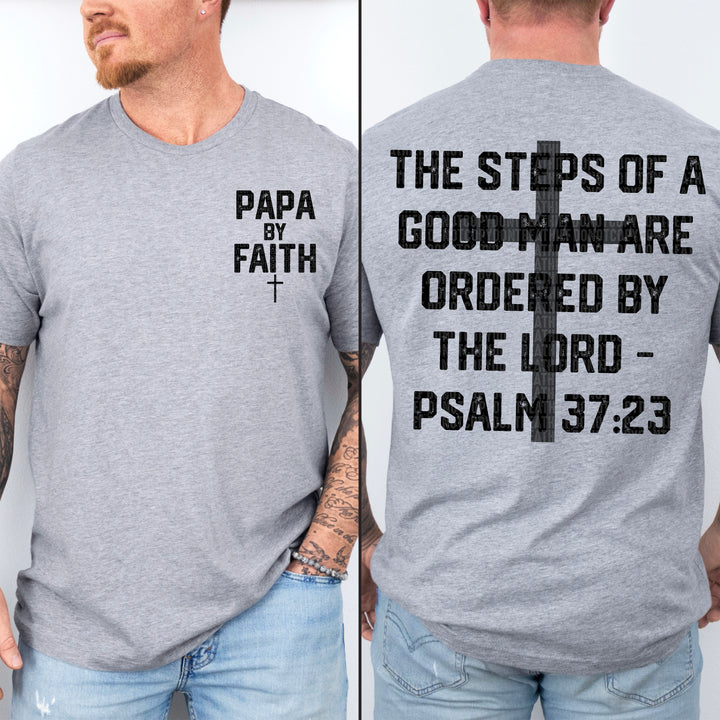 Psalm 37:23 Fathers Day Collection BACK DTF Print