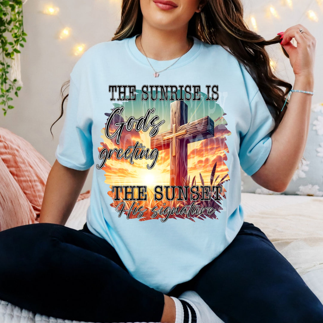 Gods Greeting DTF Print