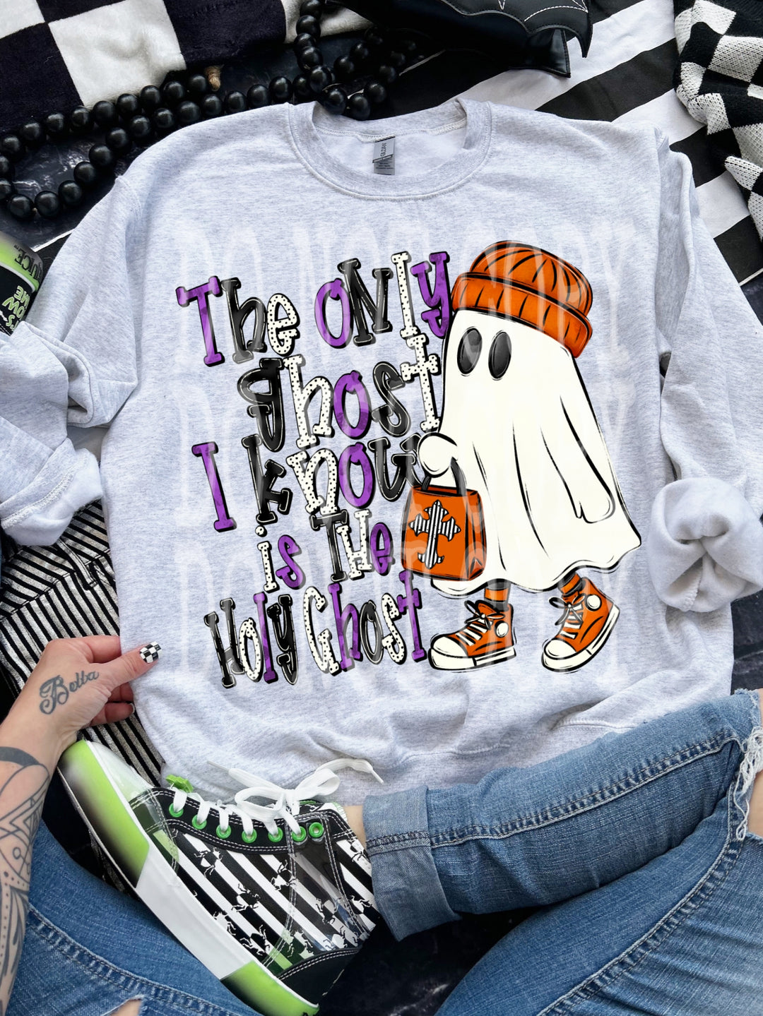 The Only Ghost I Know is the Holy Ghost DTF Print