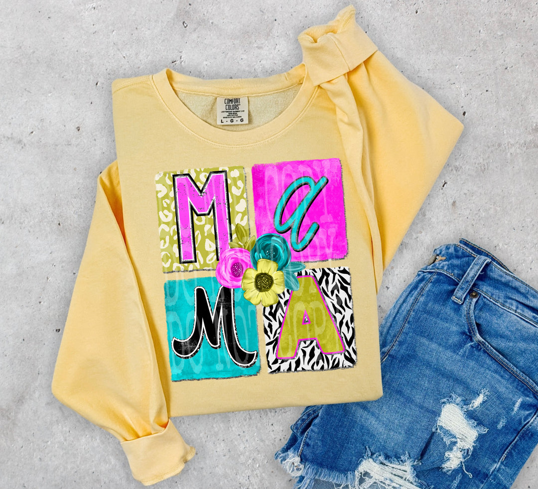 Mama Wild Flower DTF Print