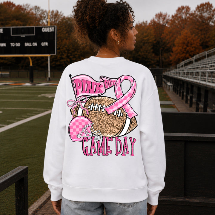 Pink Out Game Day DTF Print