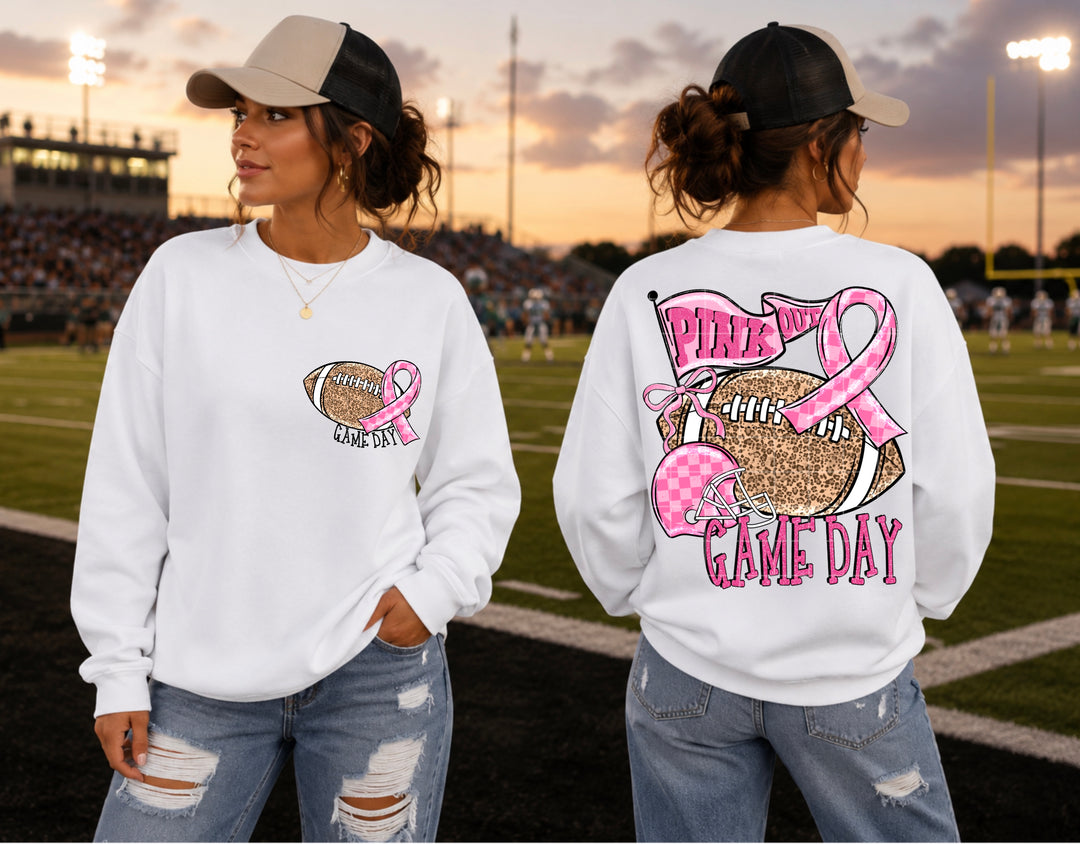 Pink Out Game Day DTF Print