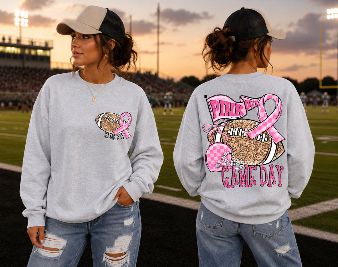 Pink Out Game Day DTF Print