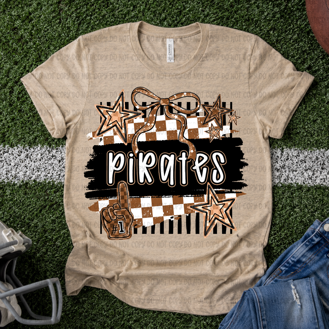 Gold Mascots DTF Print