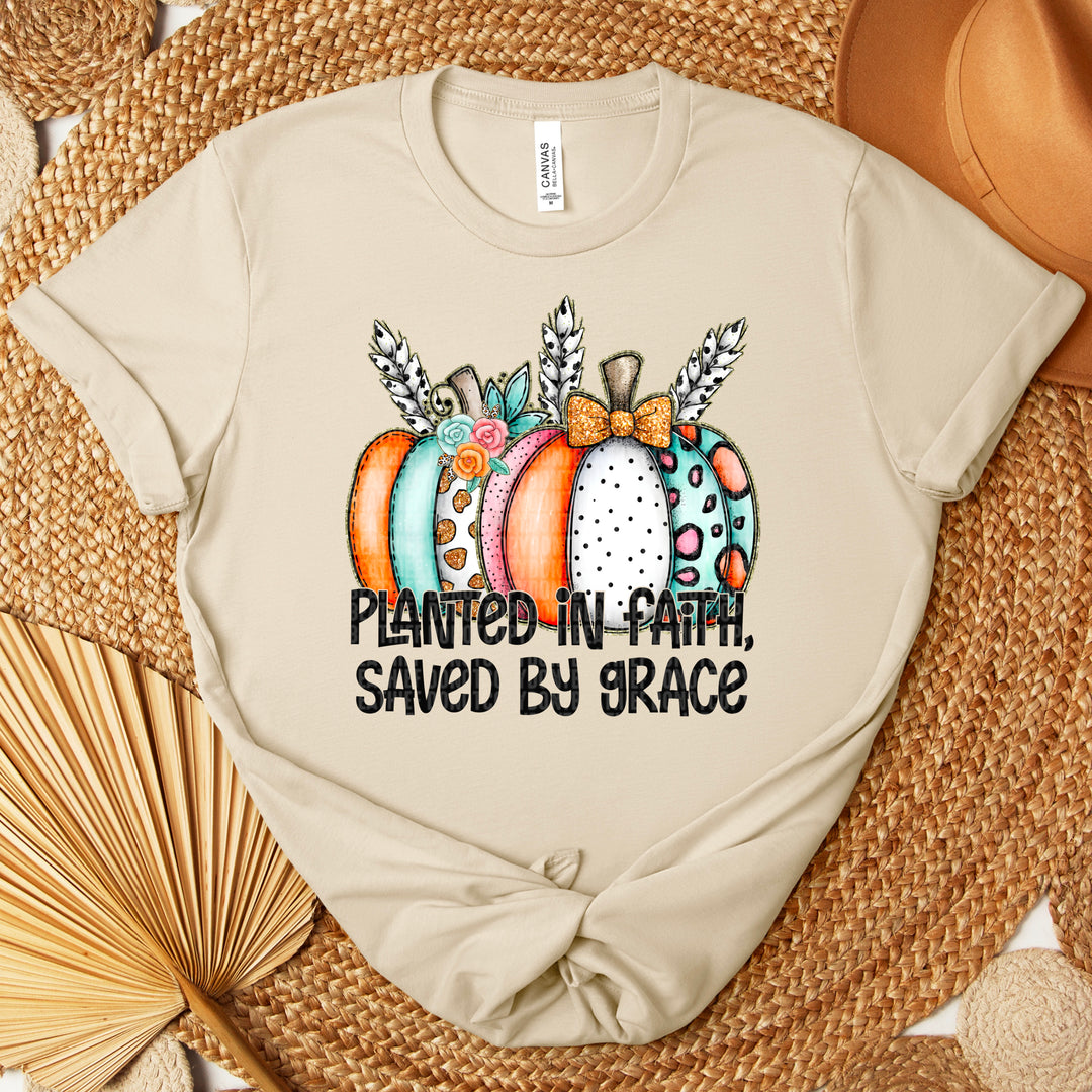 Planted In Faith Saved By Grace DTF Print