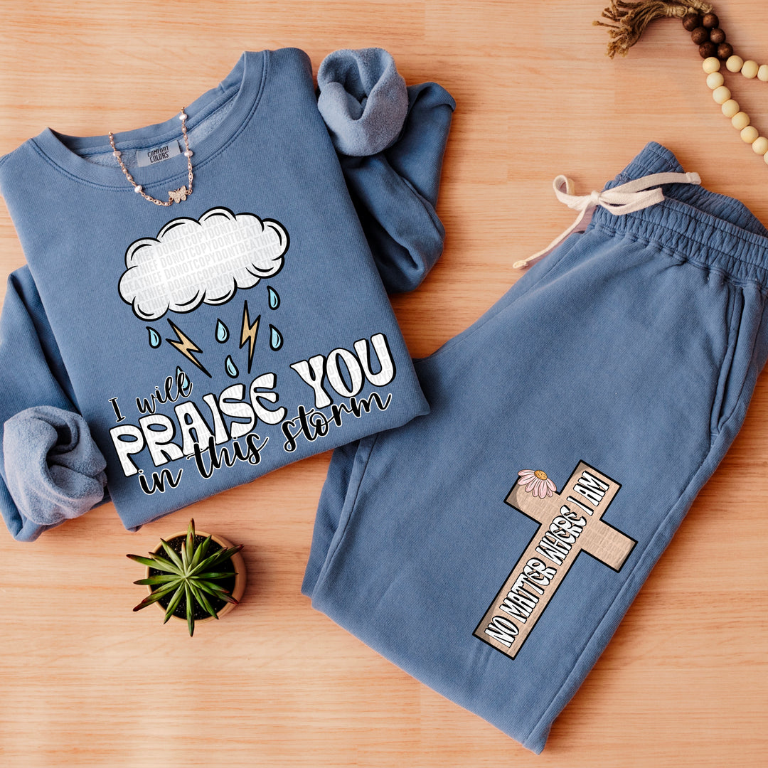 Praise You In The Storm FRONT DTF Print