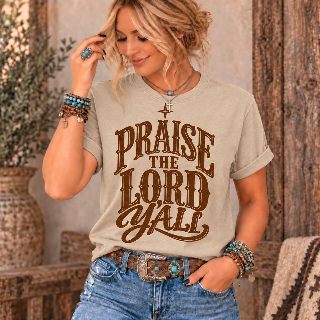 Praise The Lord Y’all DTF Print