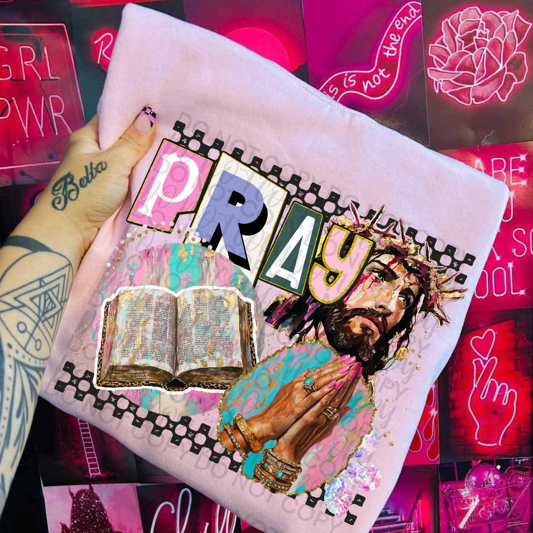 Pray DTF Print
