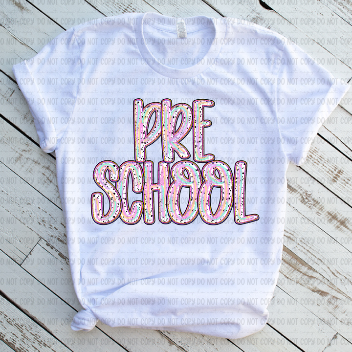 Color Dotted Grade Levels DTF Print