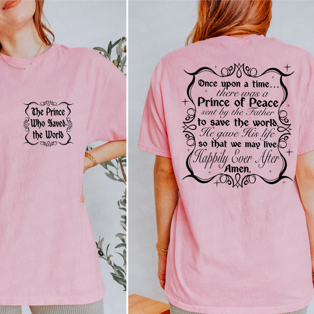 The Prince Who Saved The World POCKET ONLY DTF Print