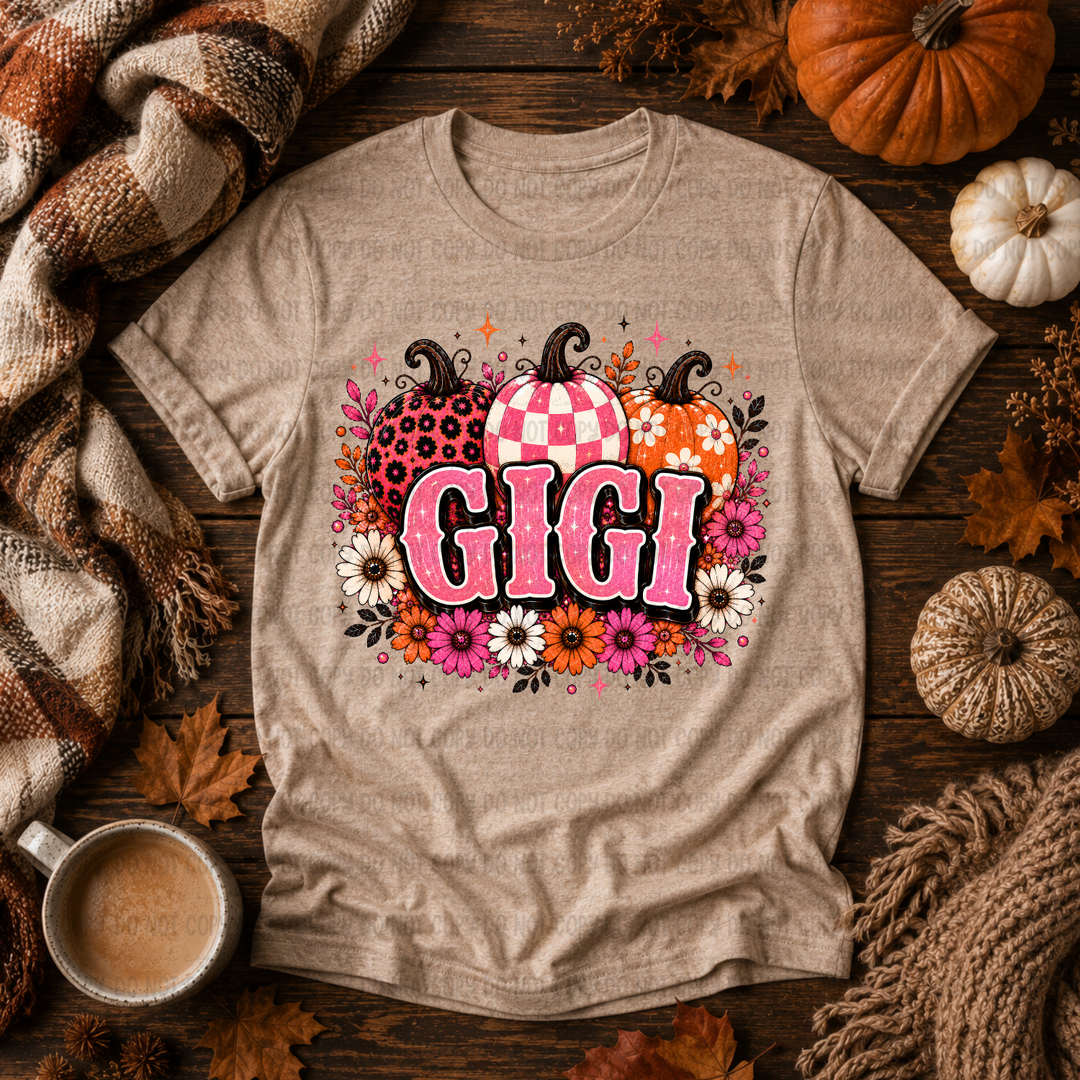 Pumpkin Names  DTF Print