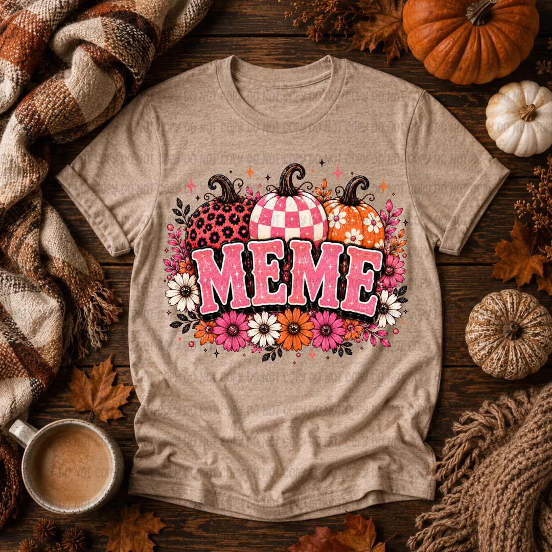 Pumpkin Names  DTF Print