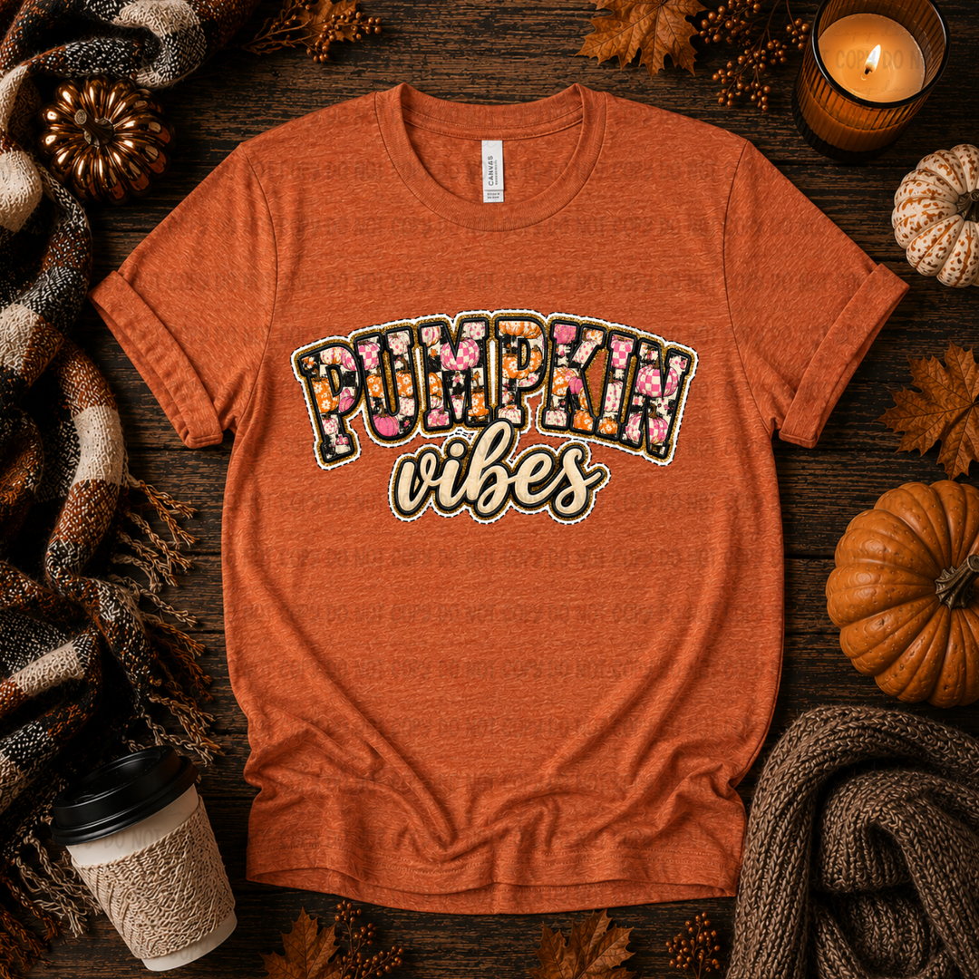 Pumpkin Vibes Retro Pumpkin DTF Print