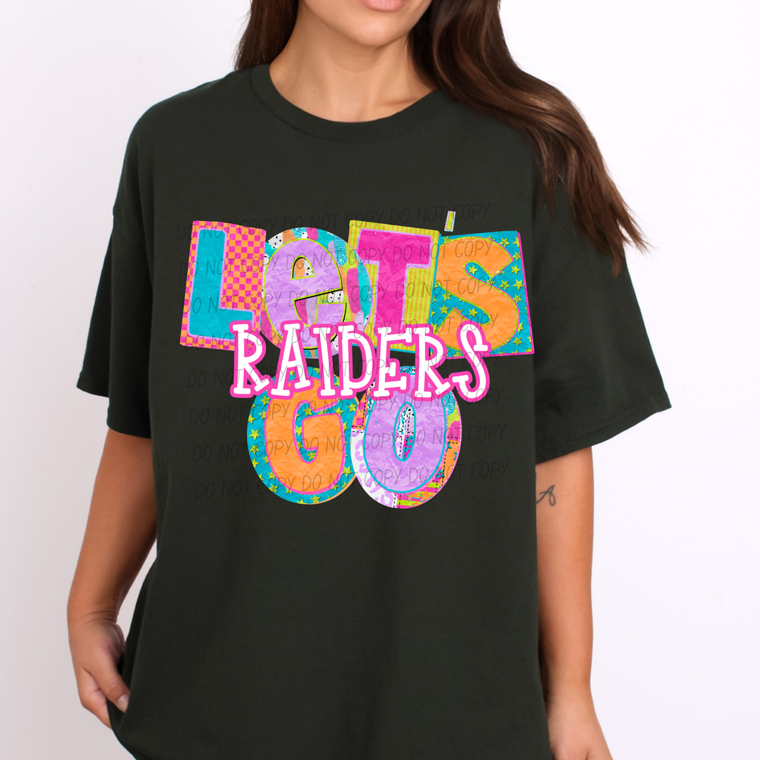 Patchwork Pep Club DTF Print