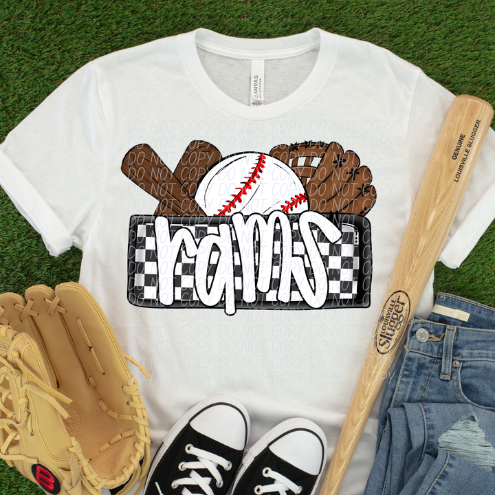Baseball Mascots DTF Print