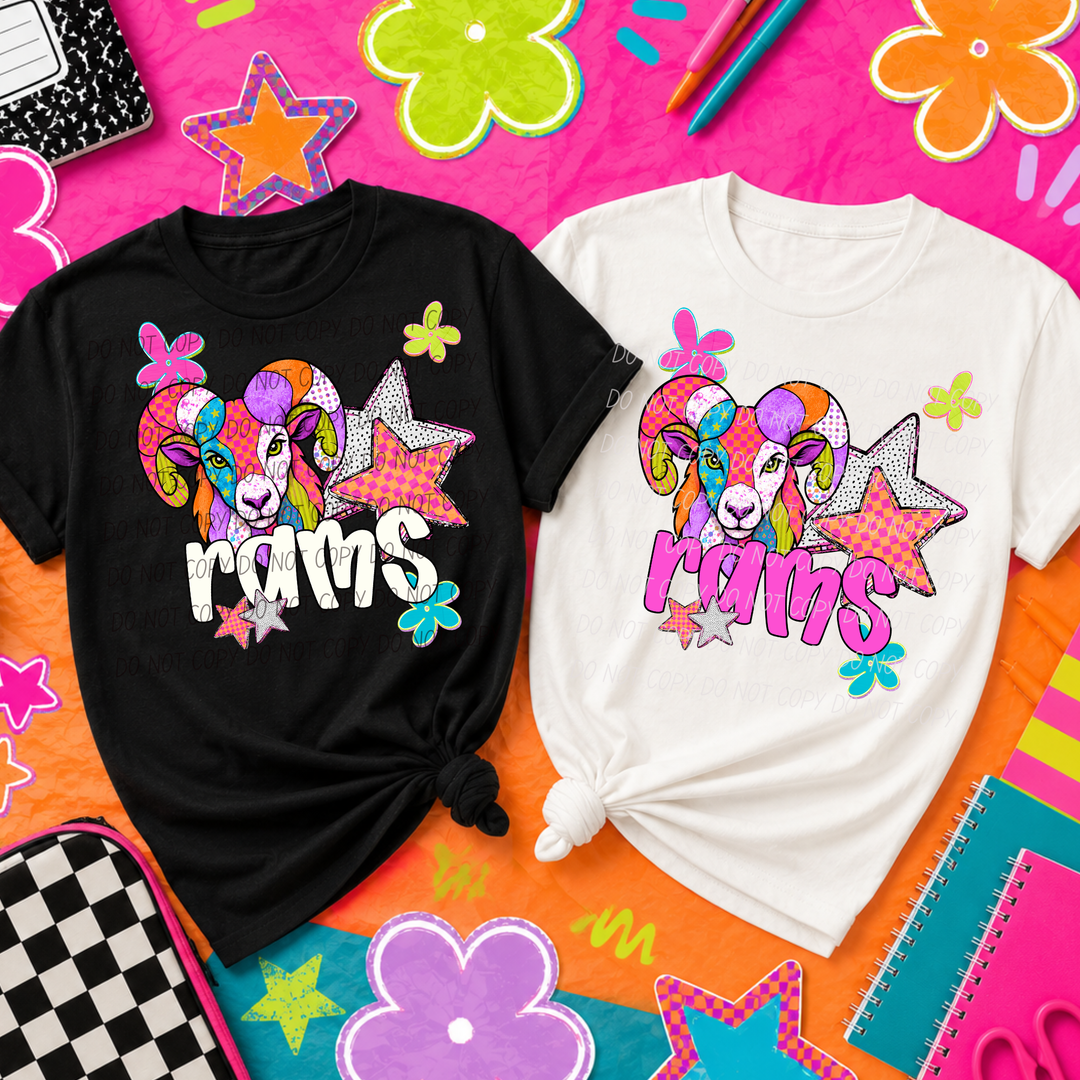 Pattern Pop Mascots DTF Print