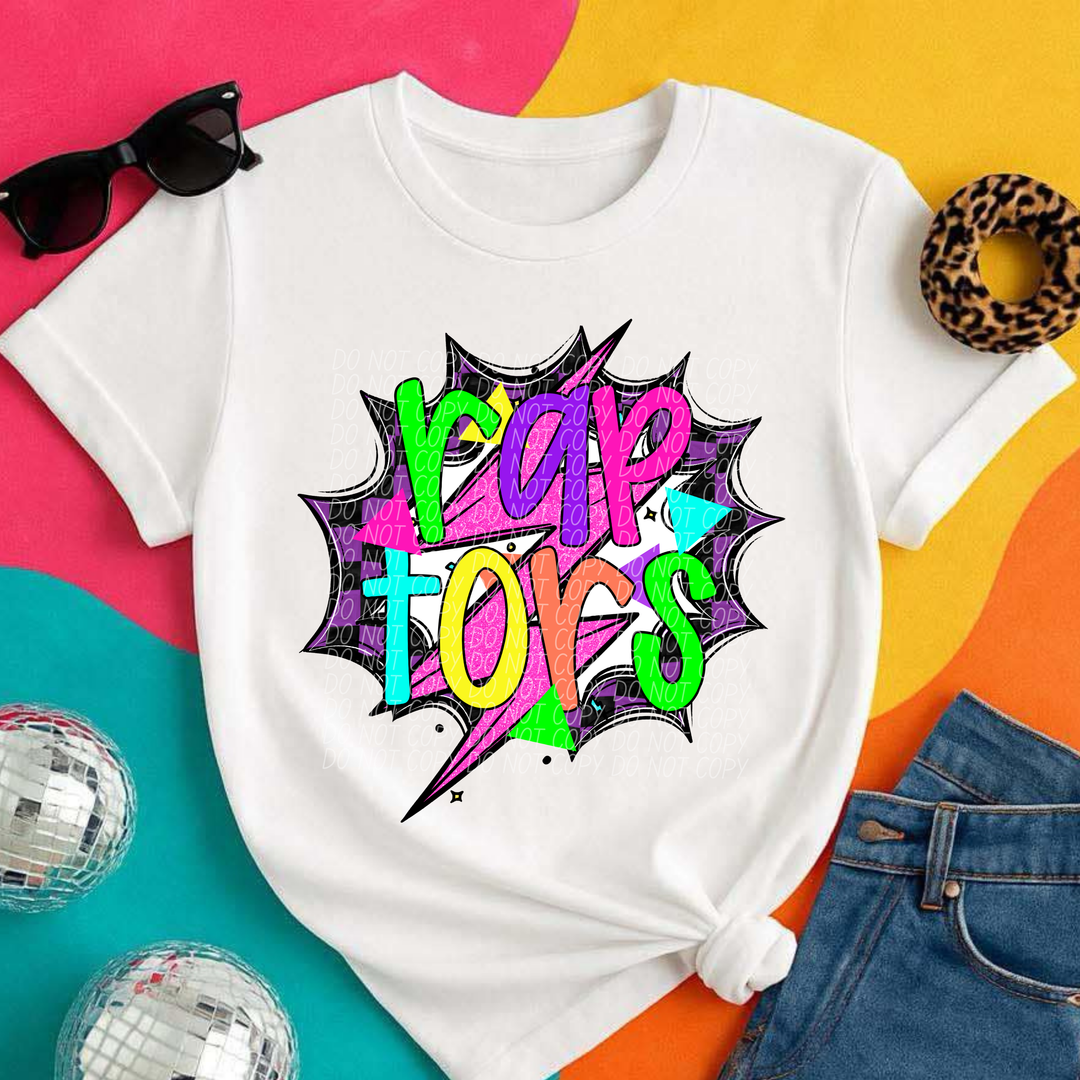 80's Hero Mascots DTF Print