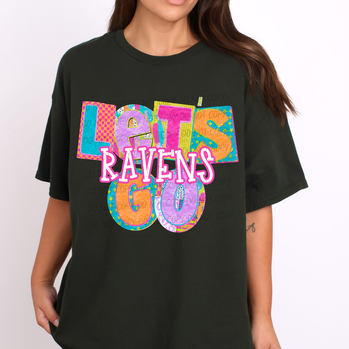Patchwork Pep Club DTF Print