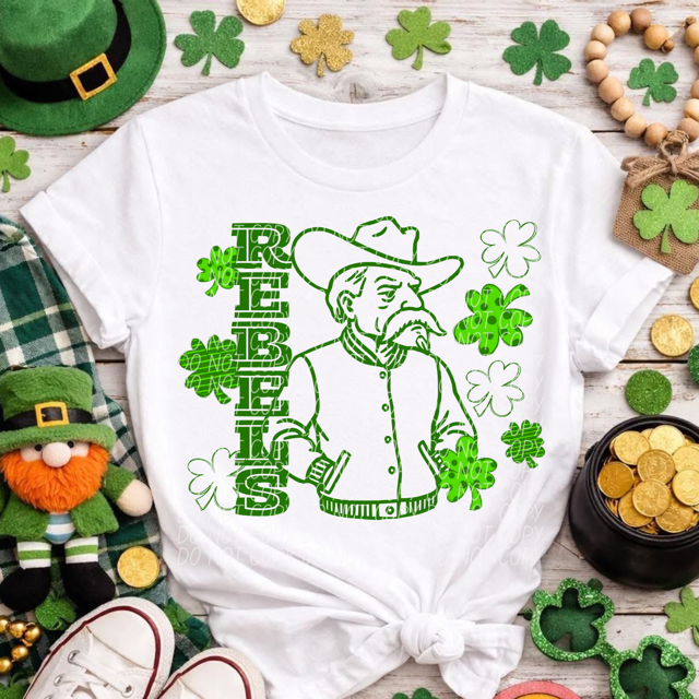 Letterman Clover Mascots DTF Prints