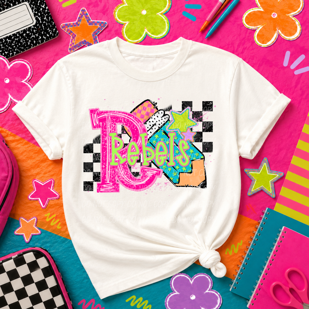 A Is For Mascots DTF Print