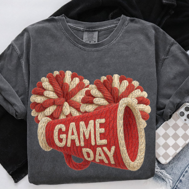 Yarn Game Day Cheer DTF Print