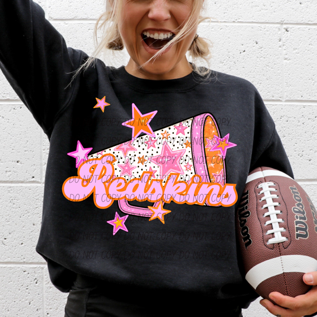 Pink Cheer DTF Print