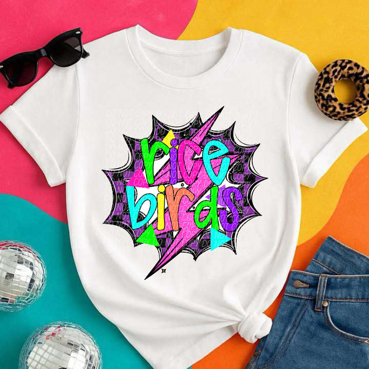 80's Hero Mascots DTF Print