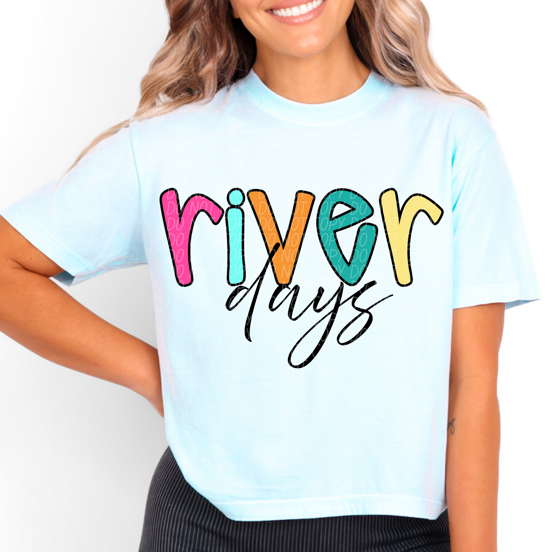 River Days DTF Print