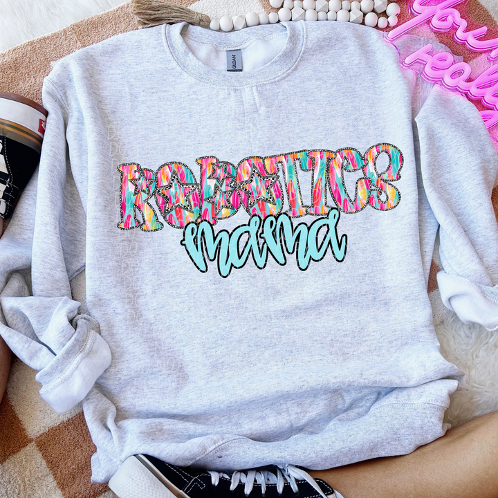 Multi Color Star Sports Mama DTF Print
