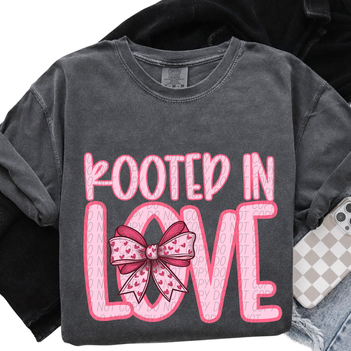 Rooted in Love Bow DTF Print