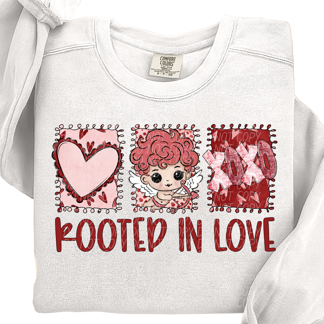 Rooted In Love Squares DTF Print