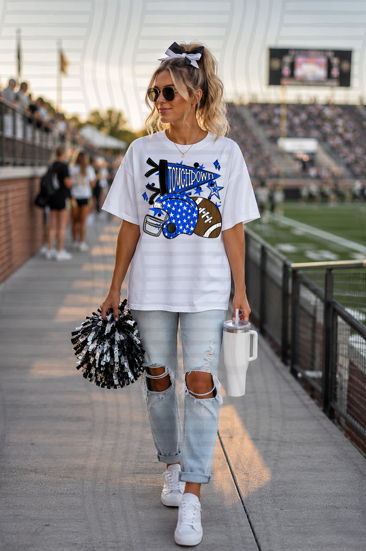 Touchdown Helmet DTF Print