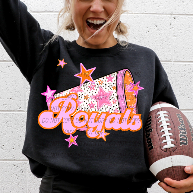 Pink Cheer DTF Print