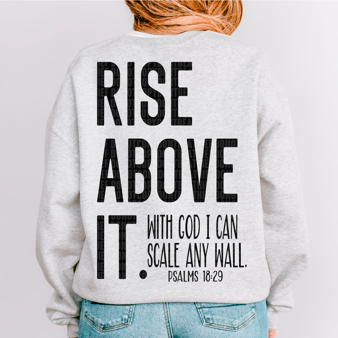Rise Above It DTF Print