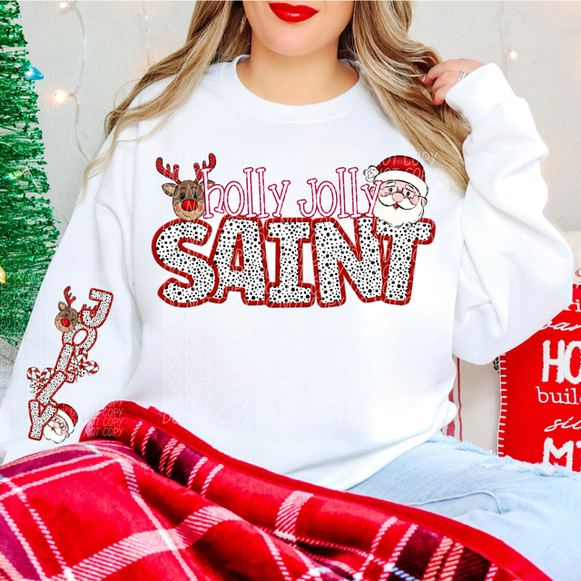 Holly Jolly Mascots DTF Print
