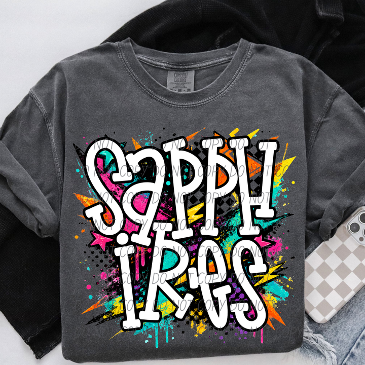 Totally Tubular Mascots DTF Print