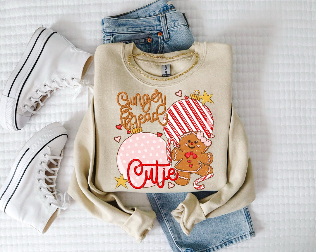 Gingerbread Cutie DTF Print