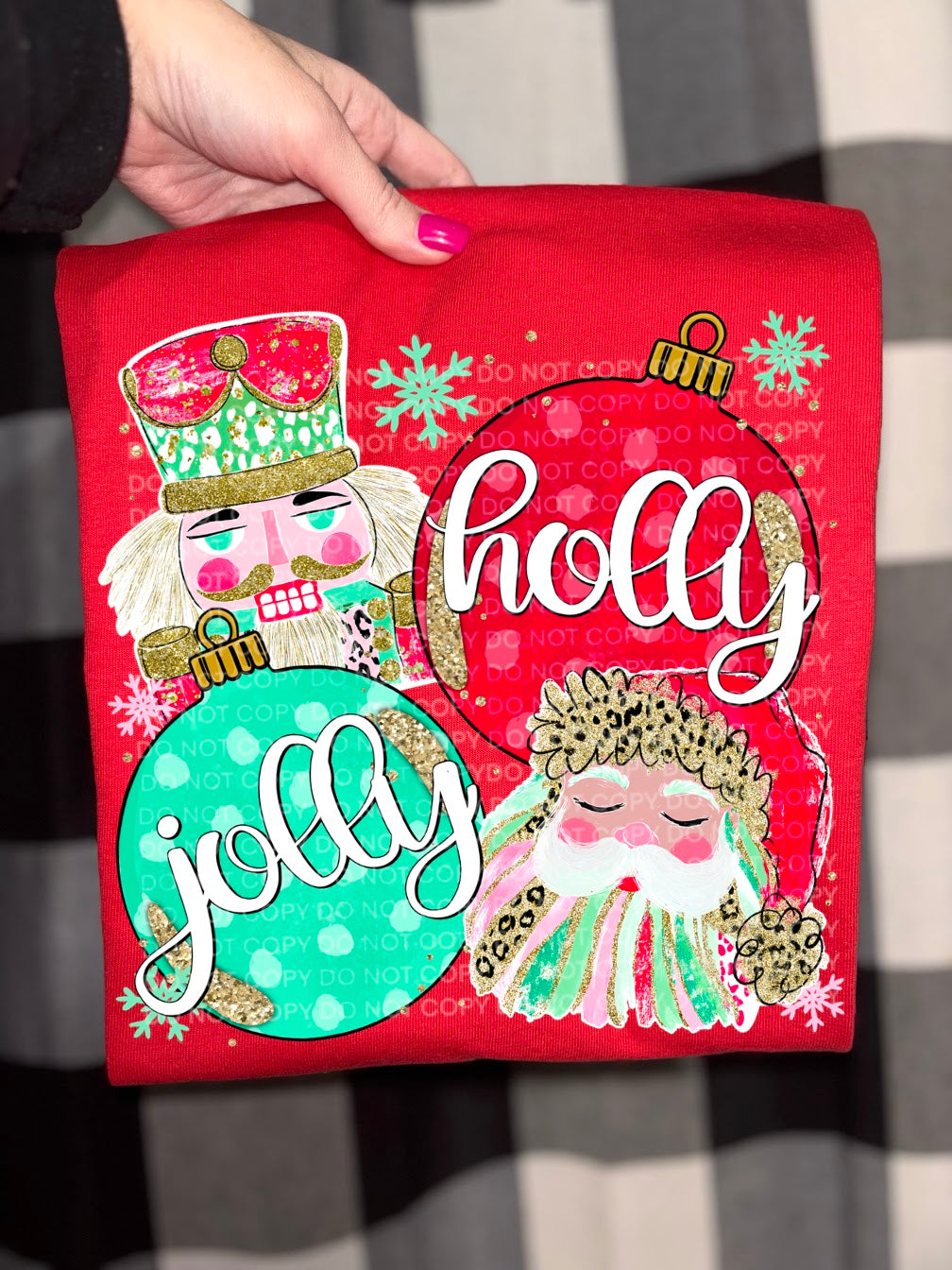 Holly Jolly DTF Print