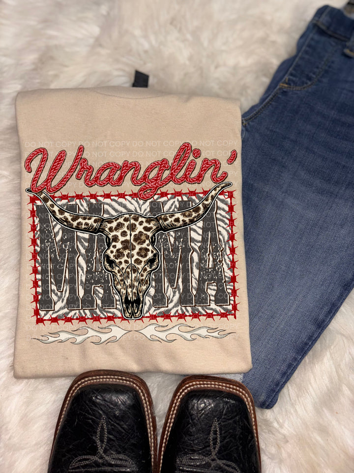 Wranglin Mama DTF Print