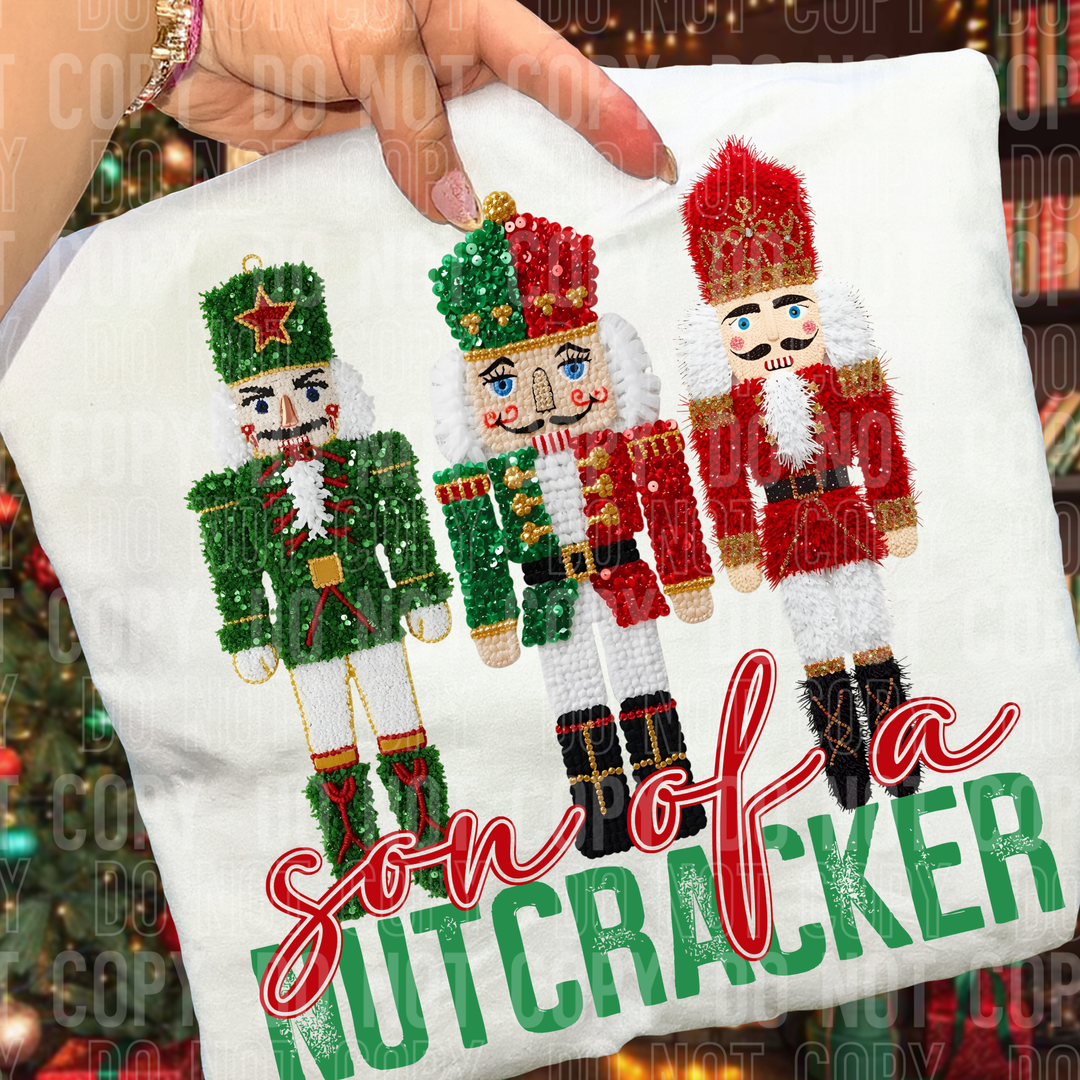 Son Of A Nutcracker DTF Print