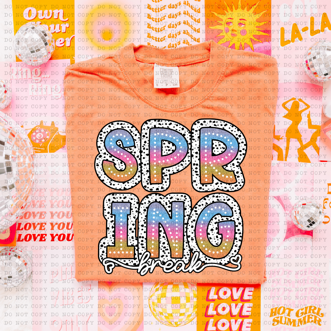 Spring Break DTF Print