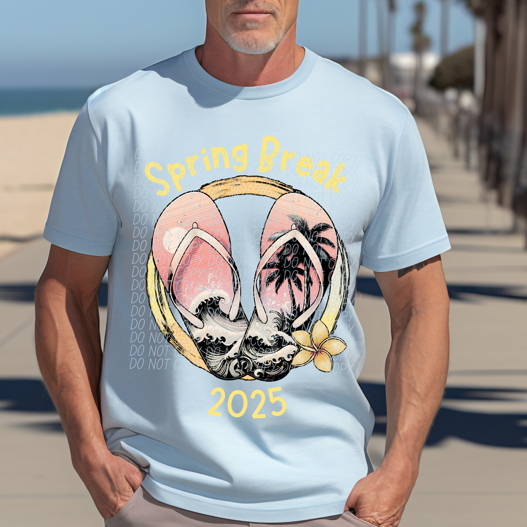 Spring Break 2025 DTF Print