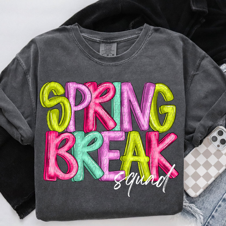Spring Break Squad DTF Print