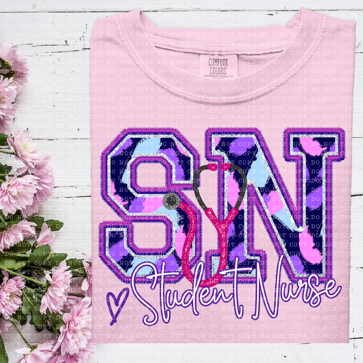 Perfectly Purple Occupations DTF Print