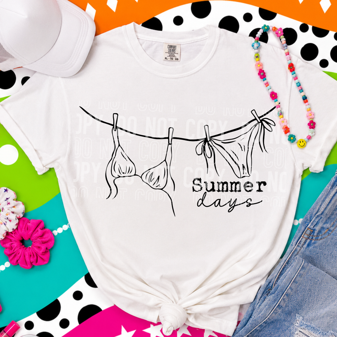Summer Days DTF Print